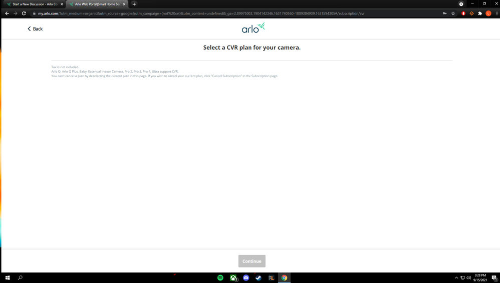 Arlo cvr subscription 2025