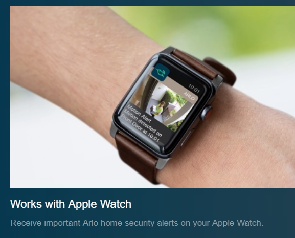 Arlo App not on Apple Watch - Arlo 