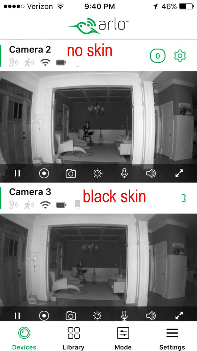 arlo pro camera skins