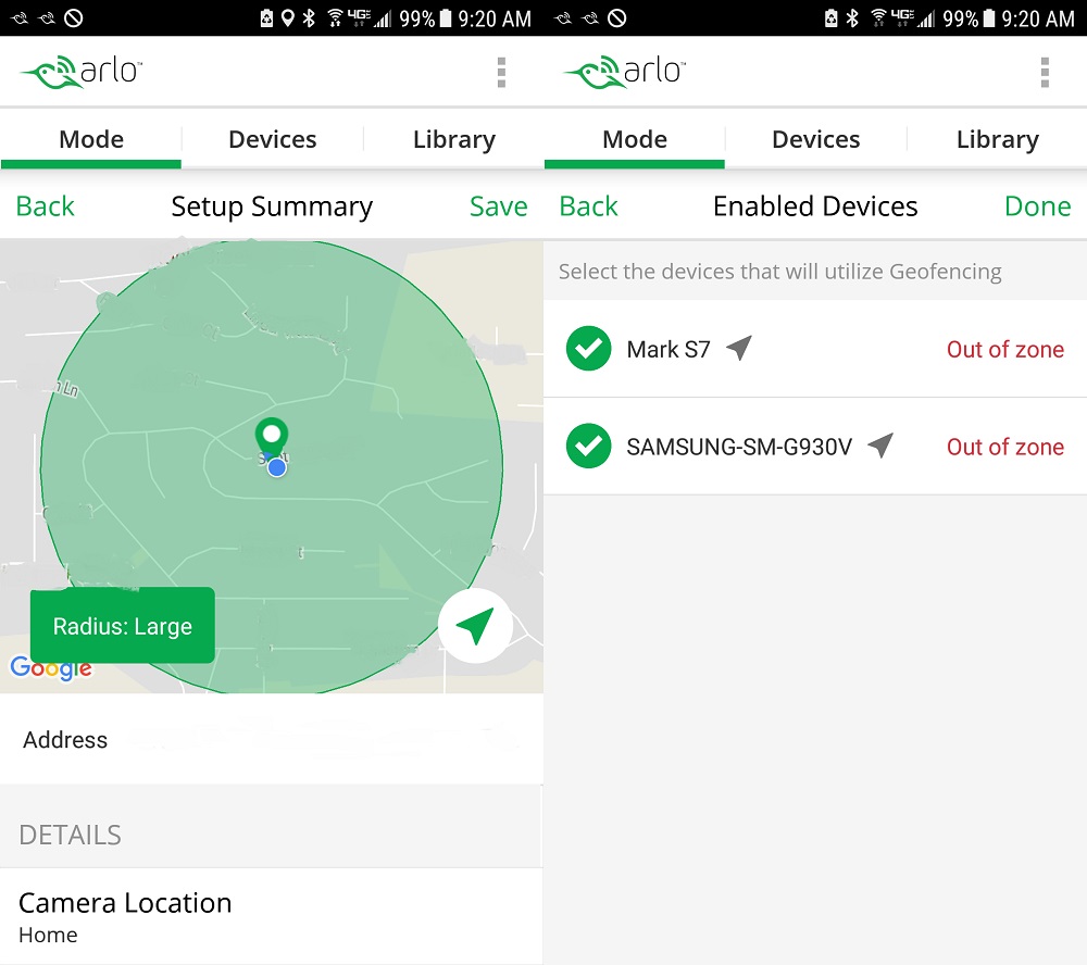 Geofencing log in/out Arlo Community