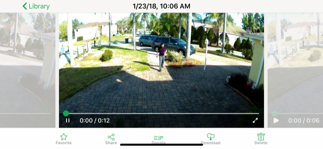 Brother getting out of car and walking towards front door