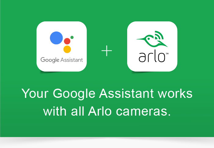 Arlo with sale google assistant