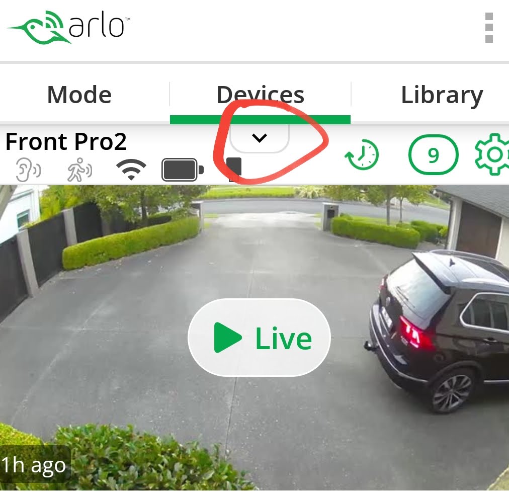 Arlo talk hot sale through camera