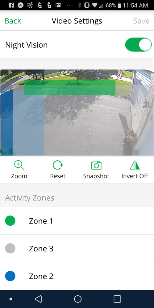 Arlo activity zones shop