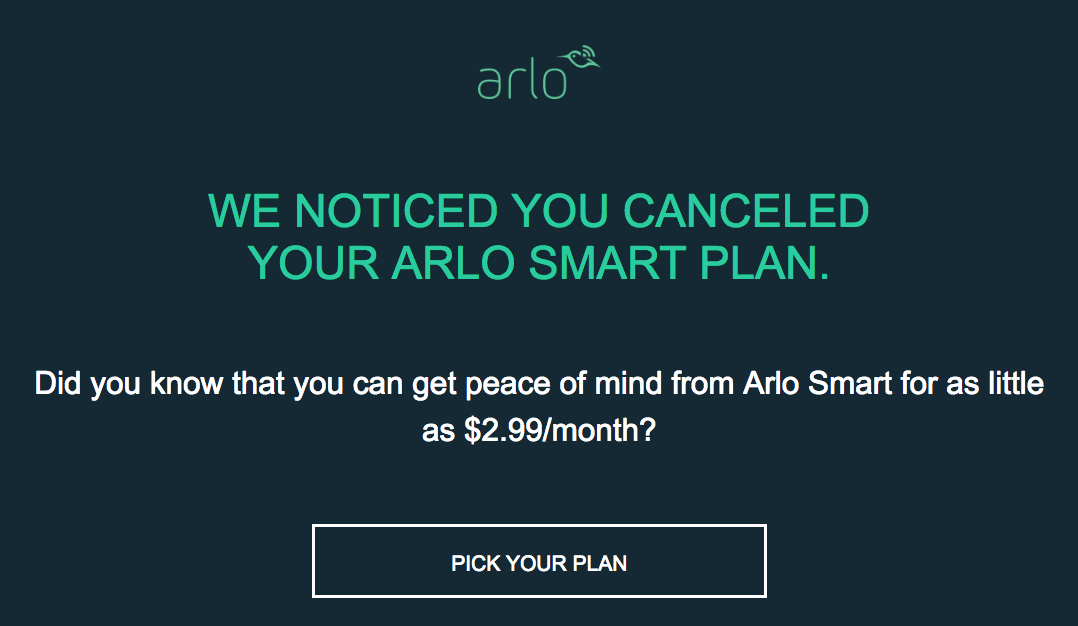 Arlo smart hot sale plans