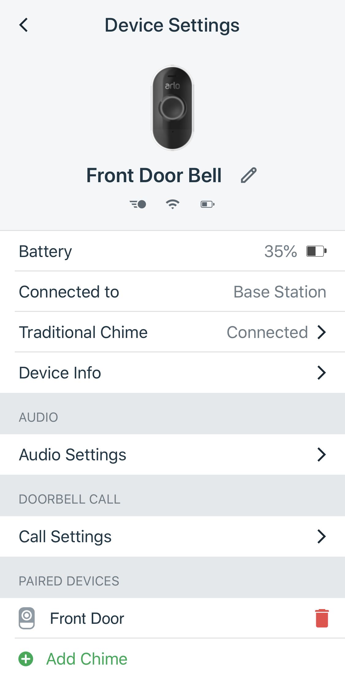 Arlo doorbell hot sale base station