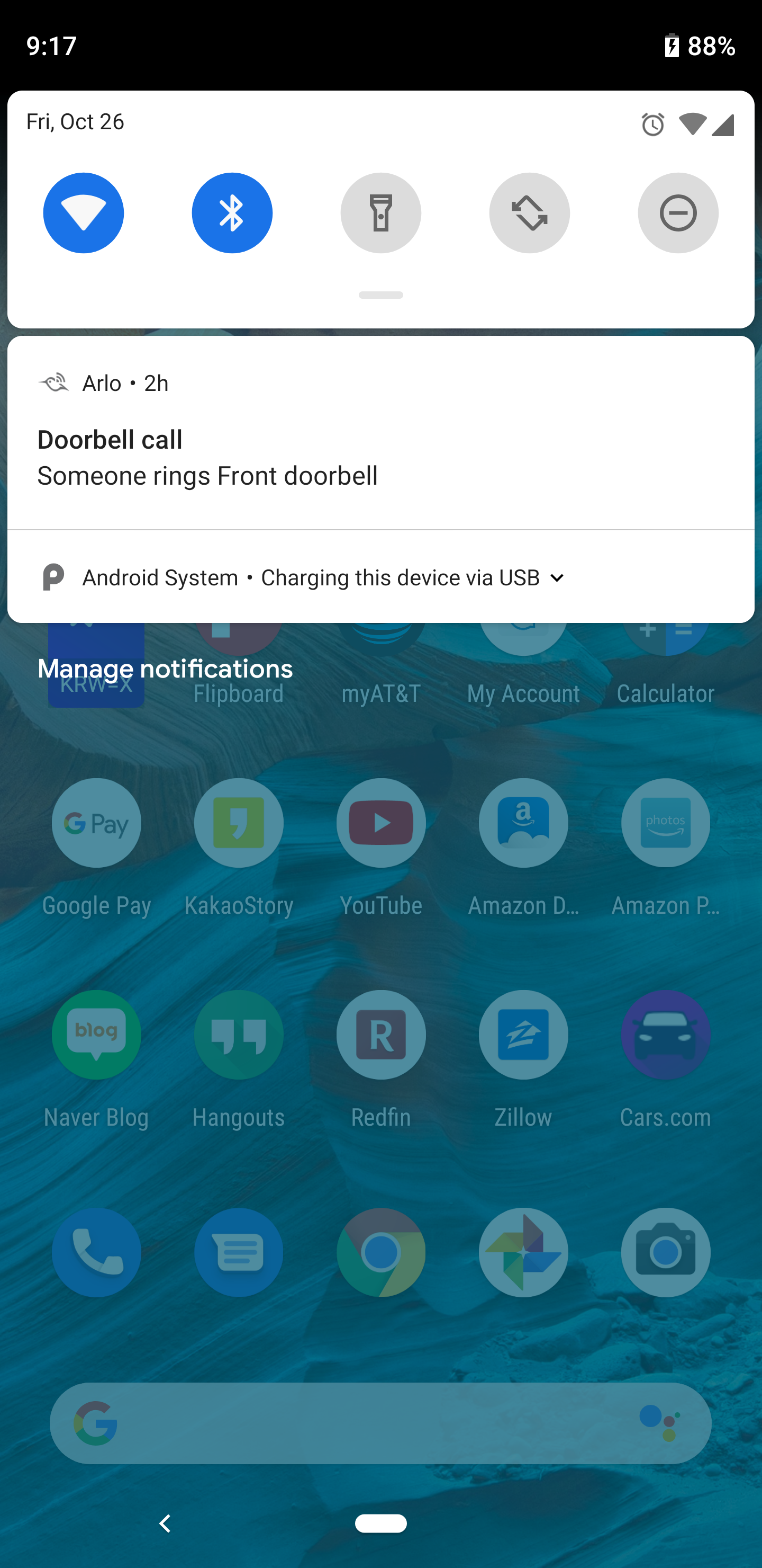 Doorbell notification Won't go away Arlo Community