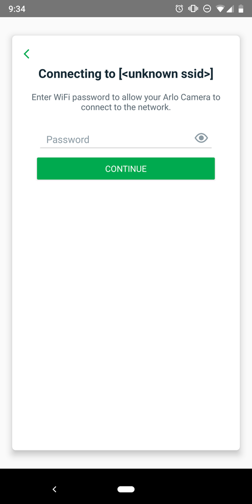 Connecting arlo to wifi online