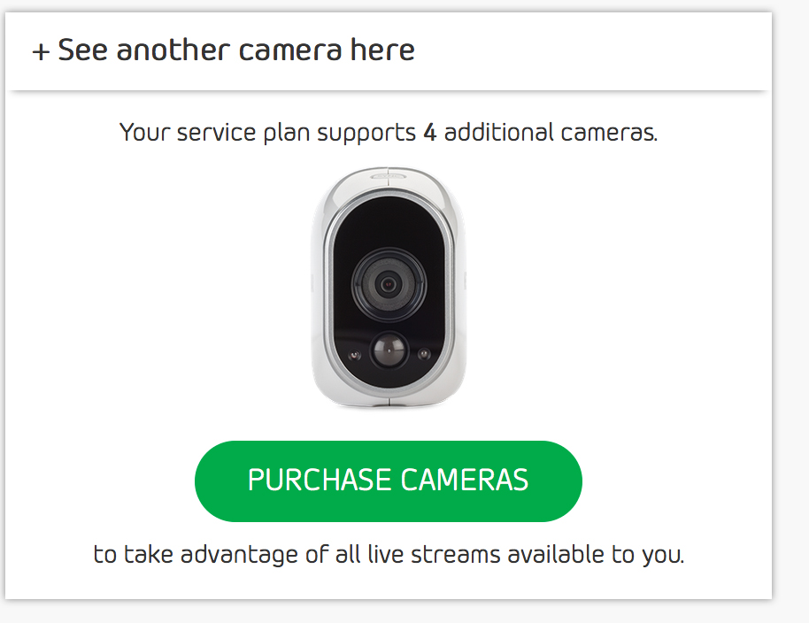 Arlo best sale camera service