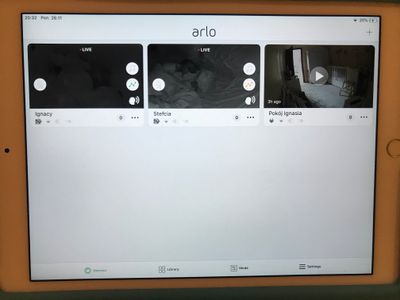arlo monitor screen