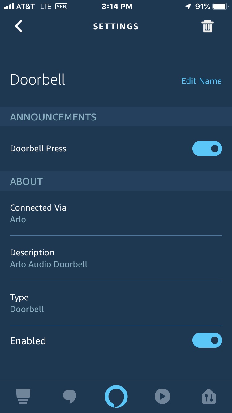 Doorbell best sale with alexa