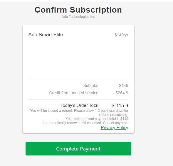 Arlo subscription deals promo code 2019