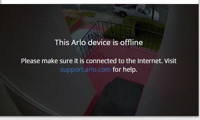 Arlo Pro camera offline - Arlo Community