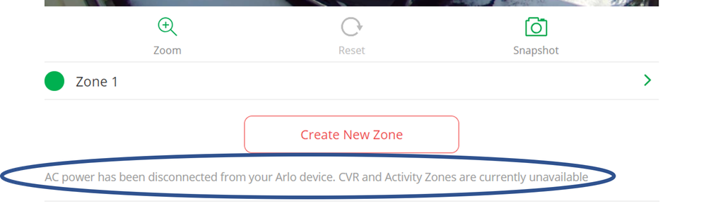 Arlo pro 2 activity zones online