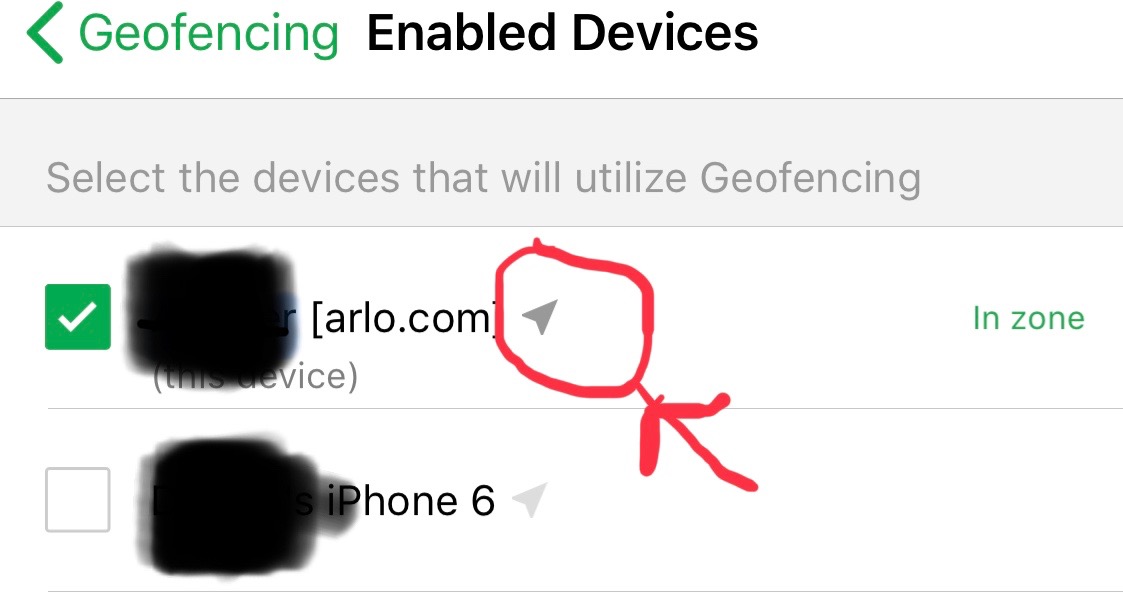 Arlo pro geofencing 2 hot sale phones