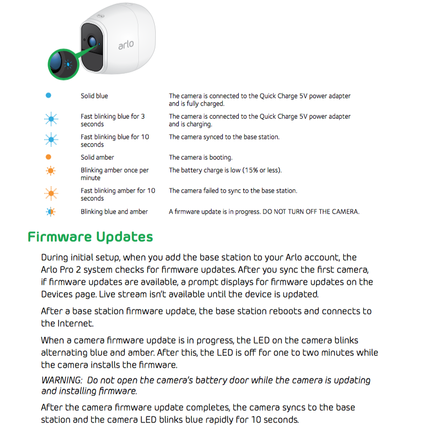 Arlo pro 2 sales battery draining fast