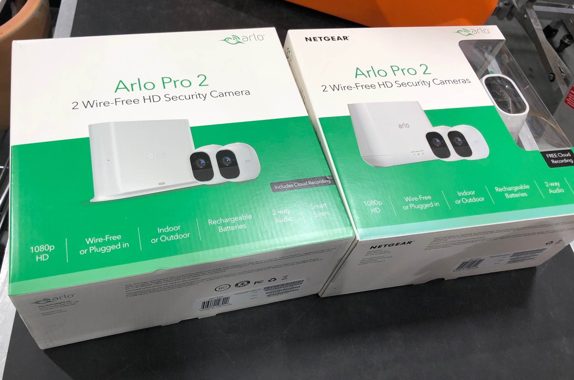 differences between arlo pro and pro 2