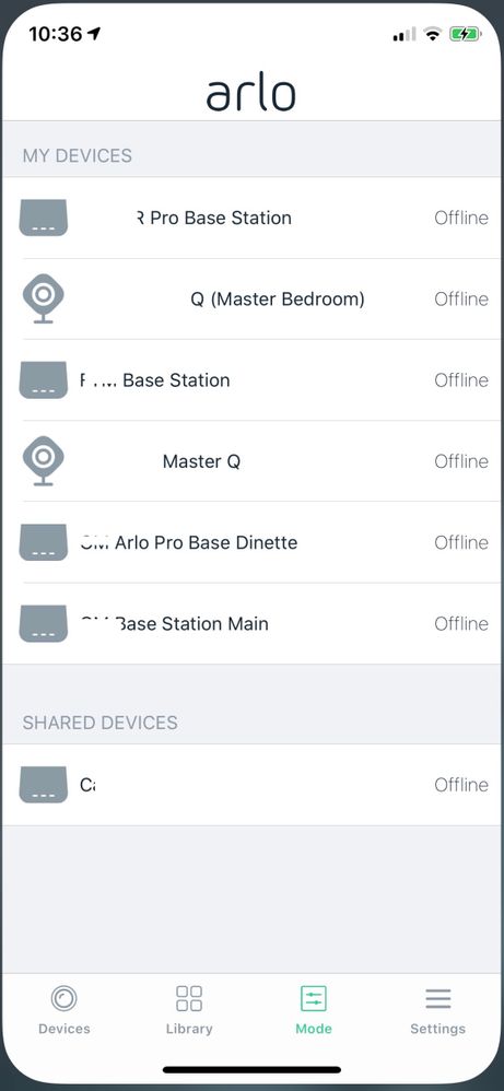 My arlo base sales station is offline