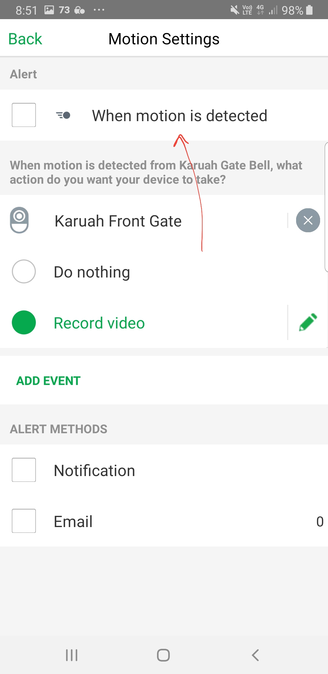 Arlo Doorbell Sensitivity Arlo Community