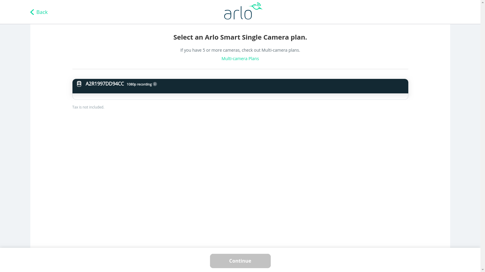 arlo multi camera plan