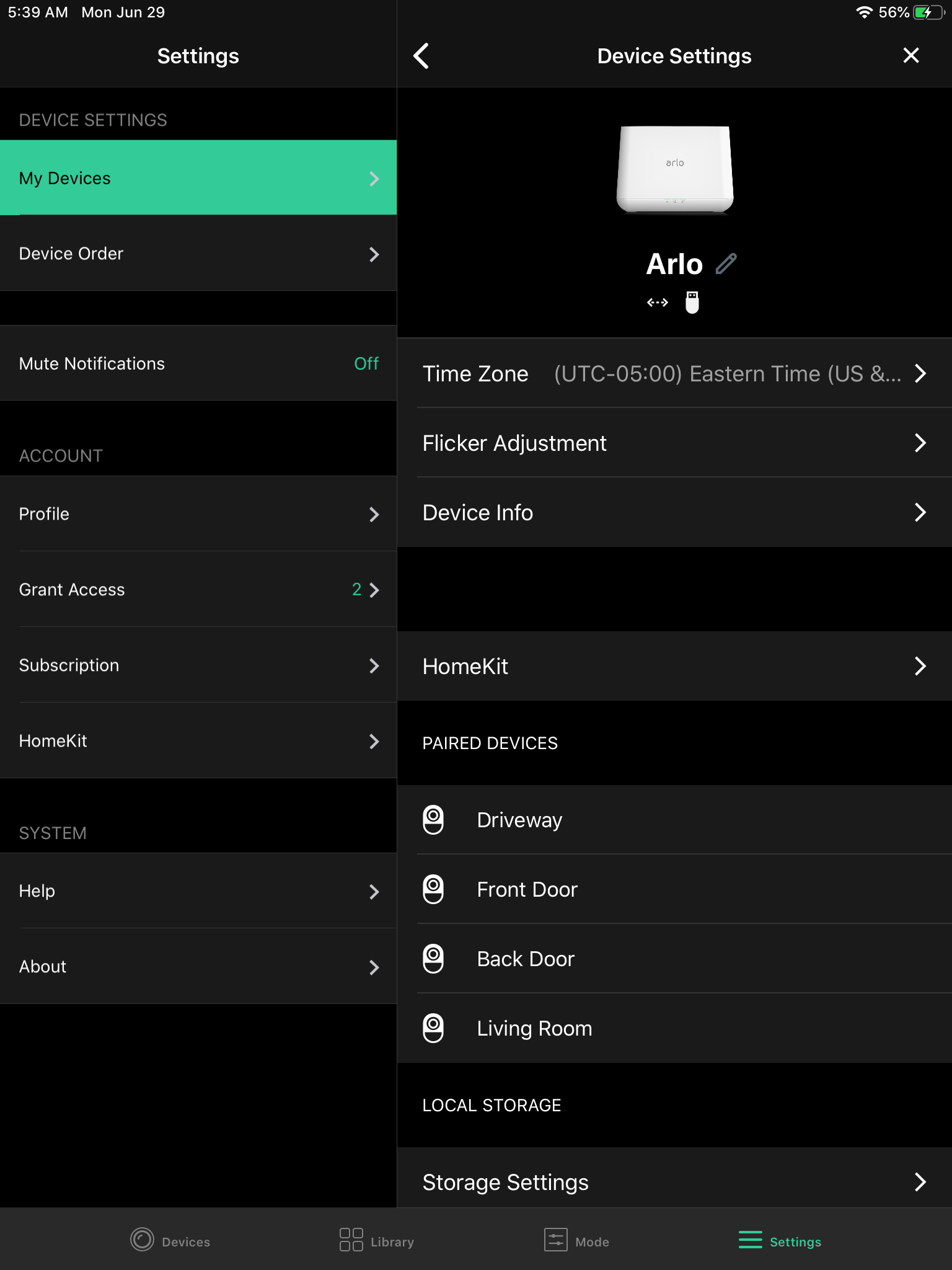 Arlo pro store 2 android app