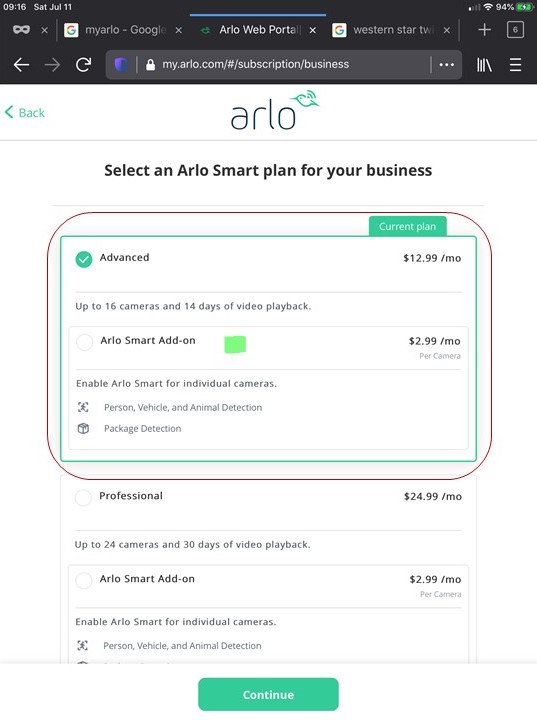 business plans arlo