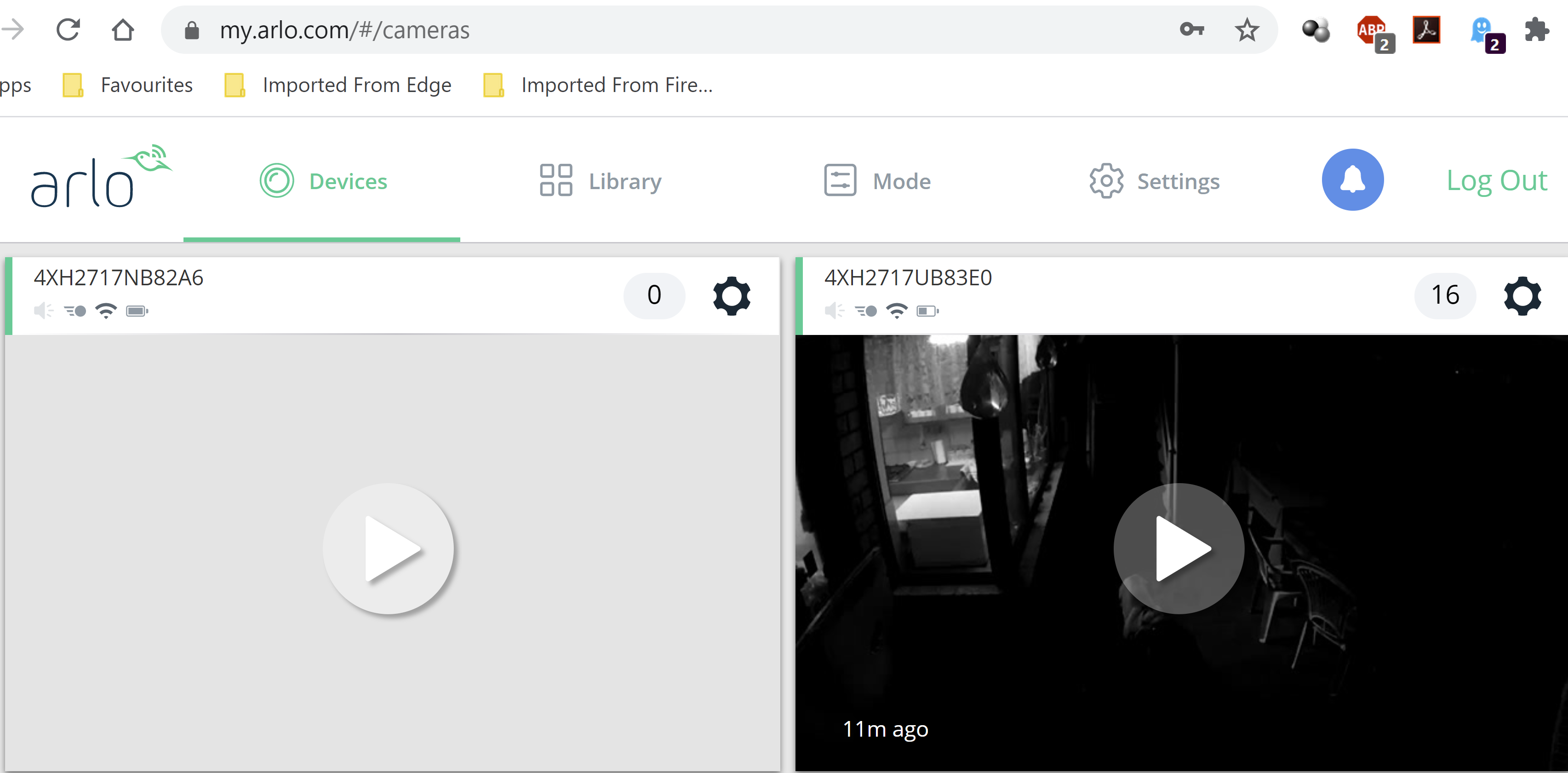 Symbols on cameras too small now Arlo Community
