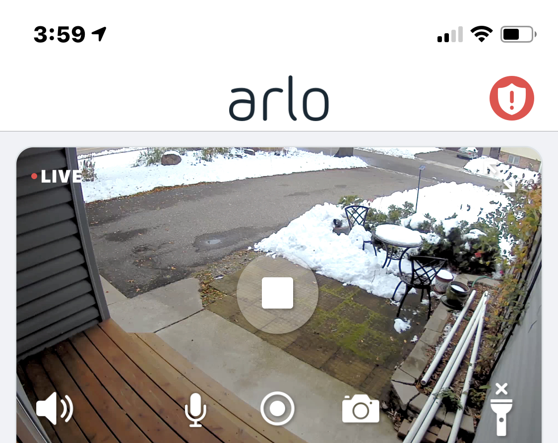 Record & snapshot options disappear and reappear r... Arlo Community