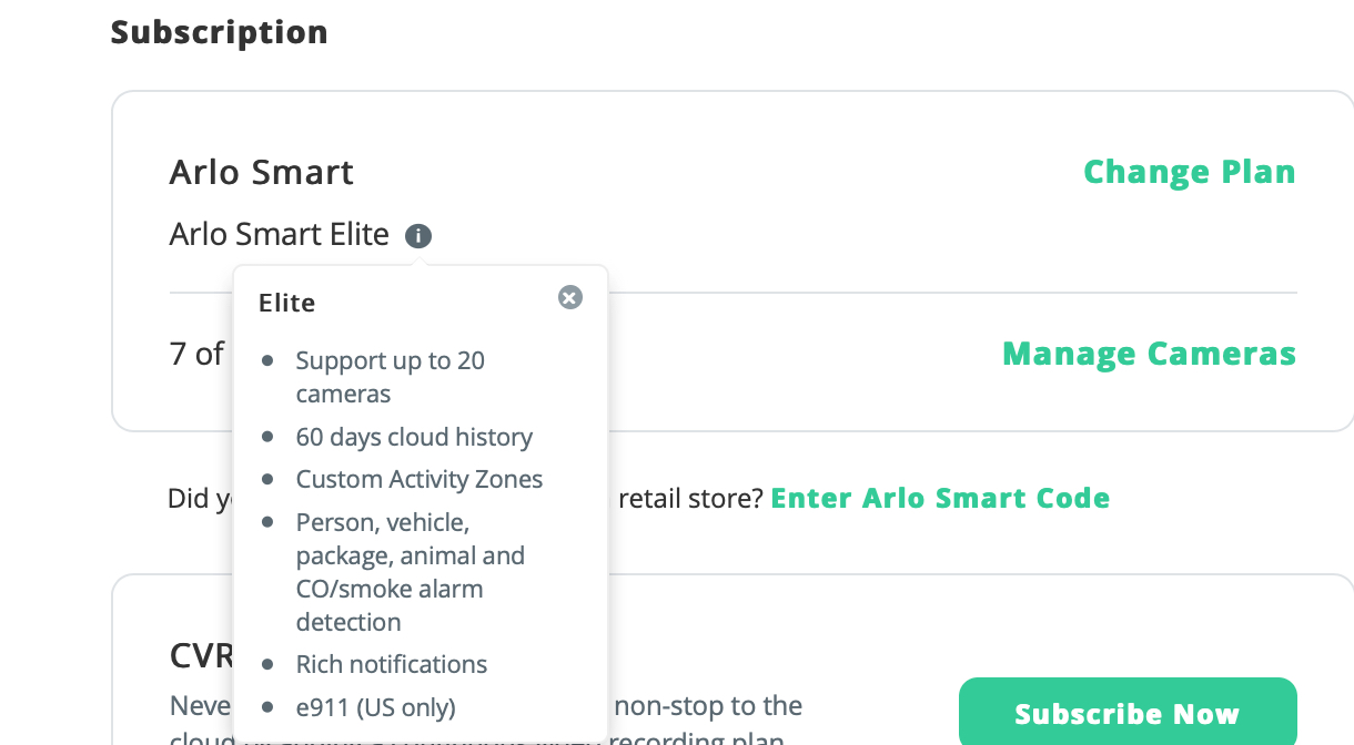 Arlo smart hot sale elite