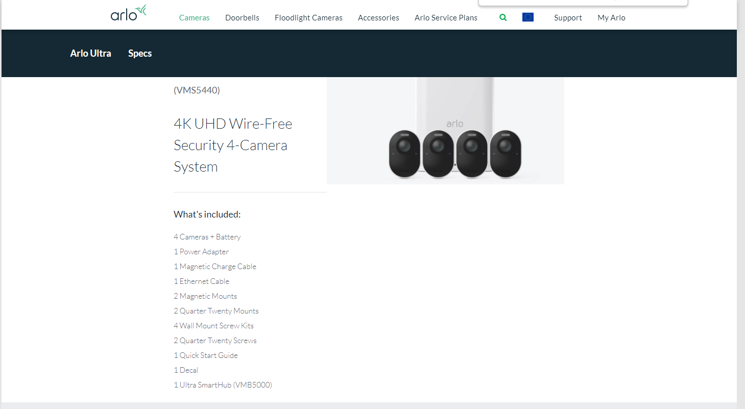 Arlo vms5440 best sale