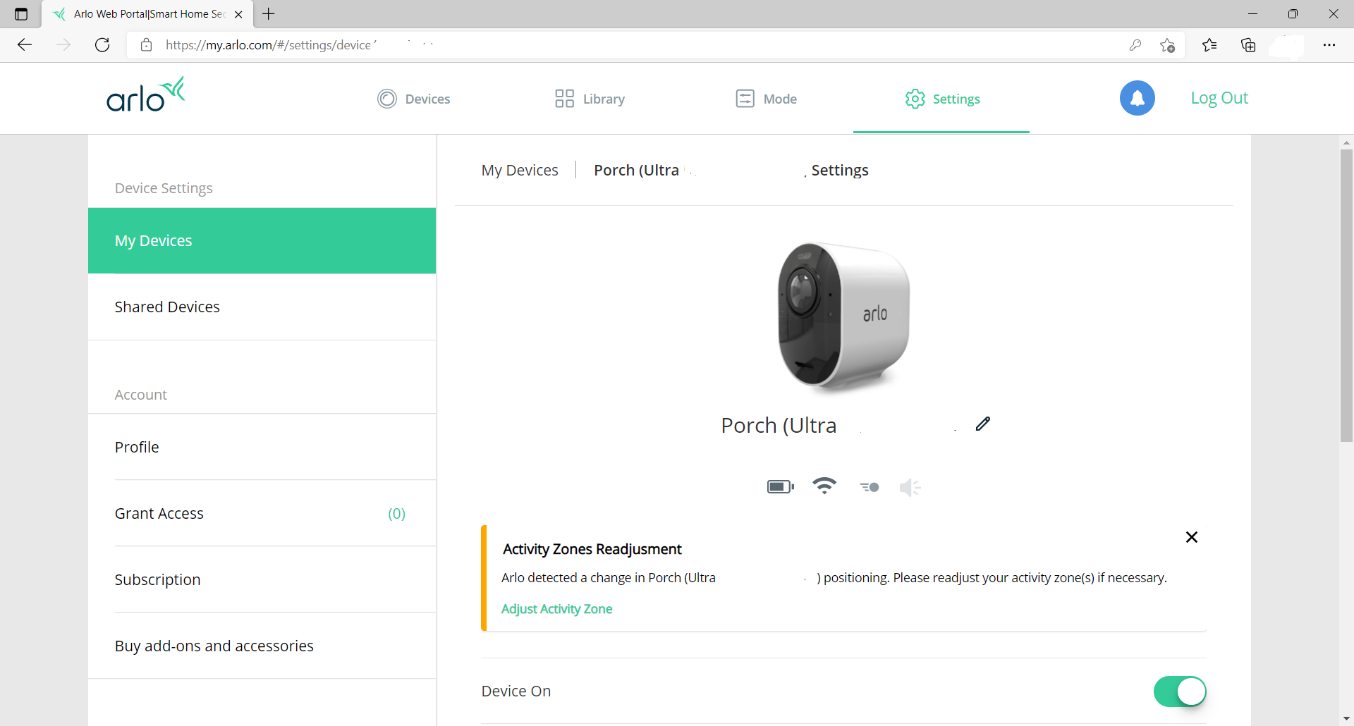 Orange dot on app’s Settings icon Arlo Community