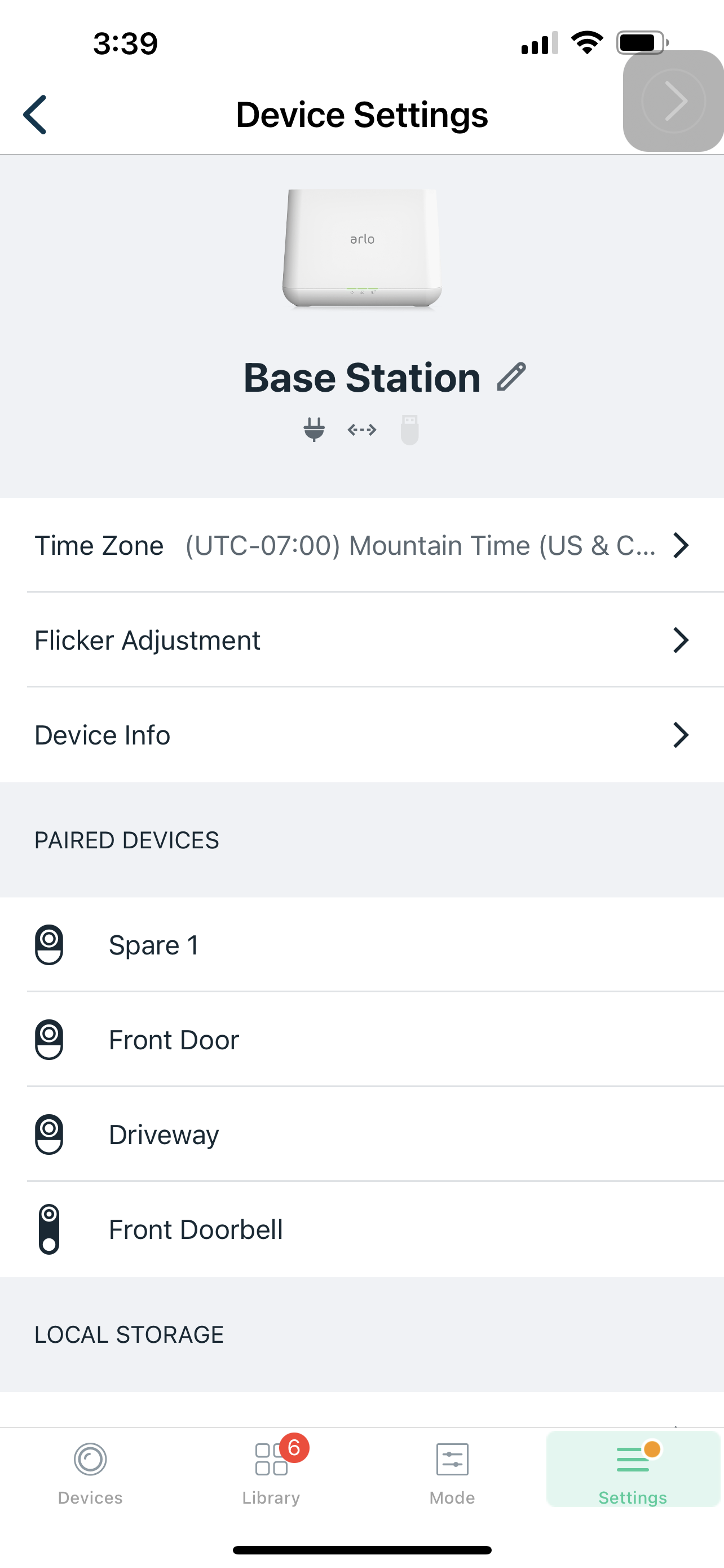 Arlo 2024 time settings