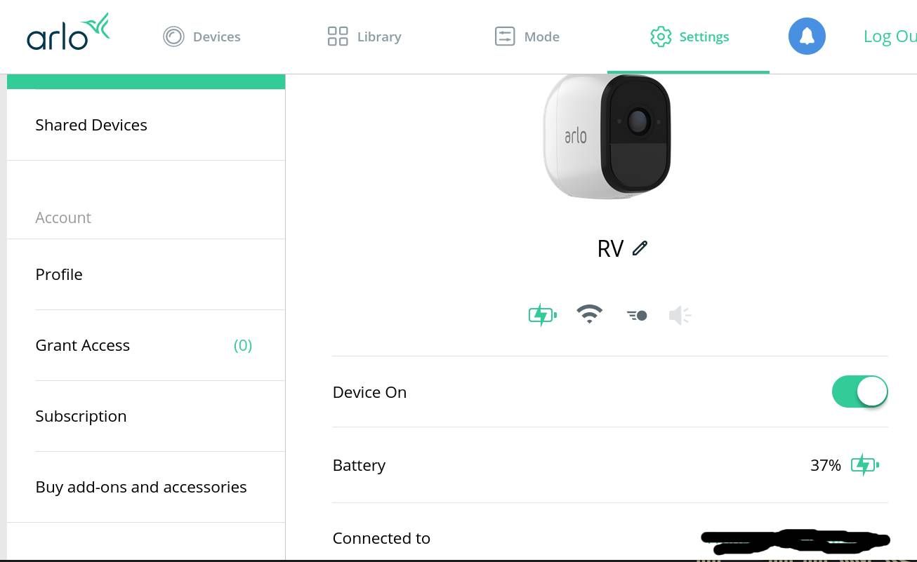 Arlo pro store 2 battery drain