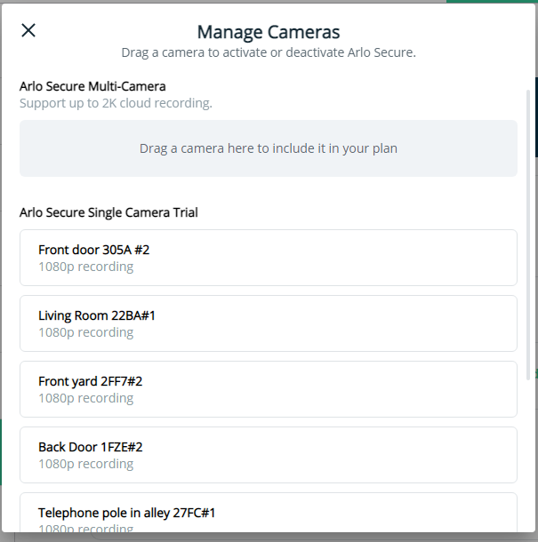 Arlo sales data plan