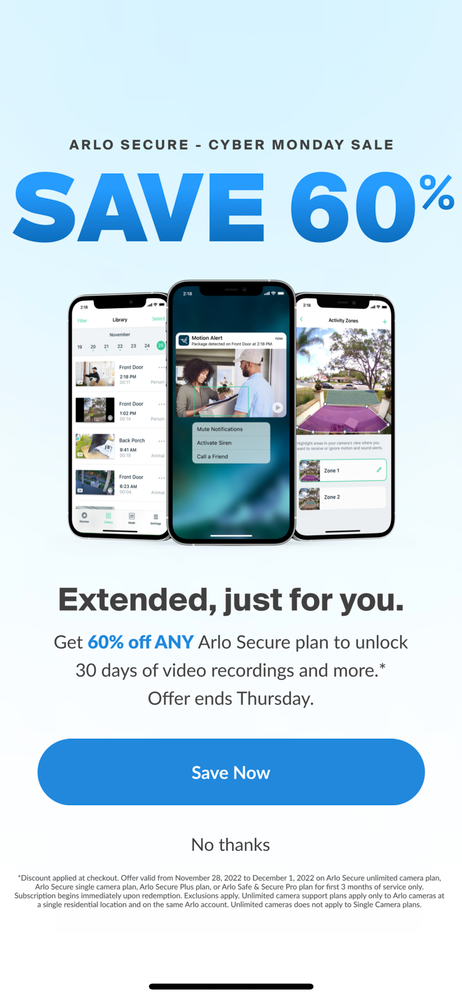 Cyber monday arlo sales