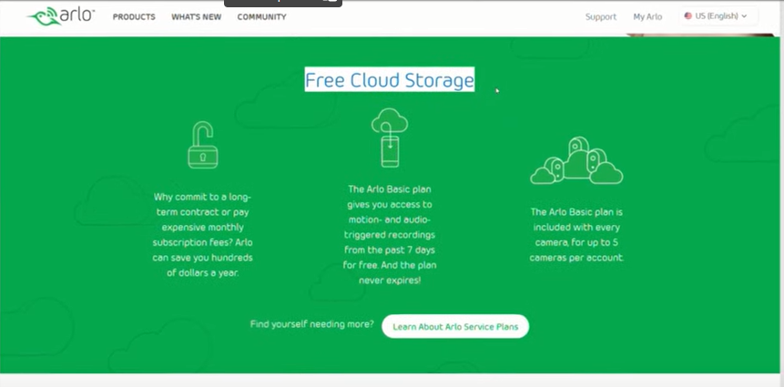 Arlo CEO says company won't take away free seven-day cloud storage from  existing customers - The Verge
