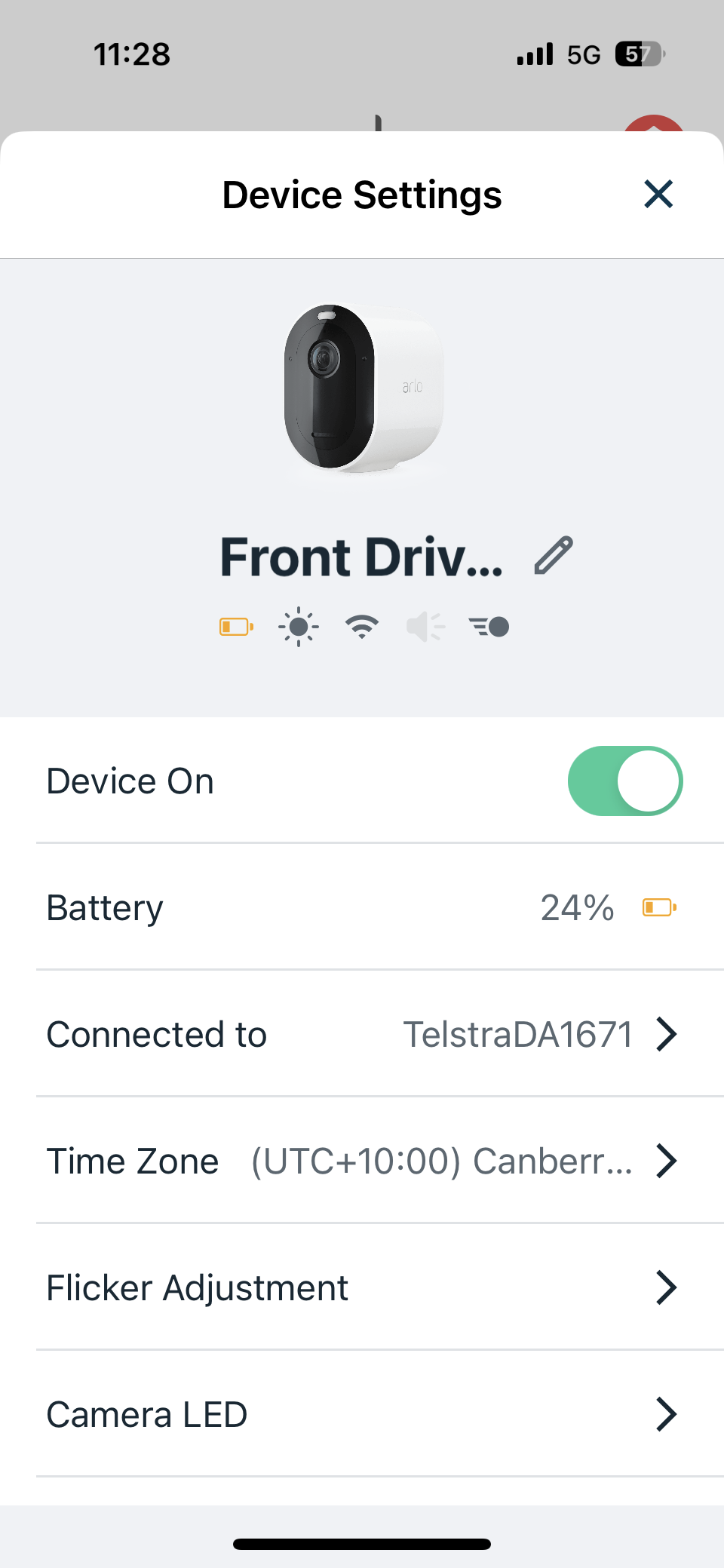 Arlo pro 2 sales battery draining fast