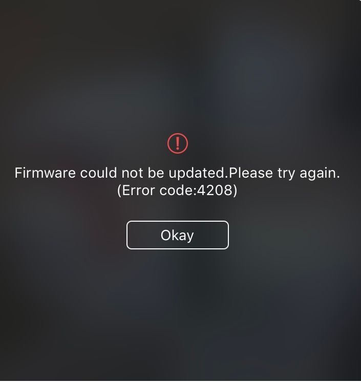Firmware could not be message - Arlo Community