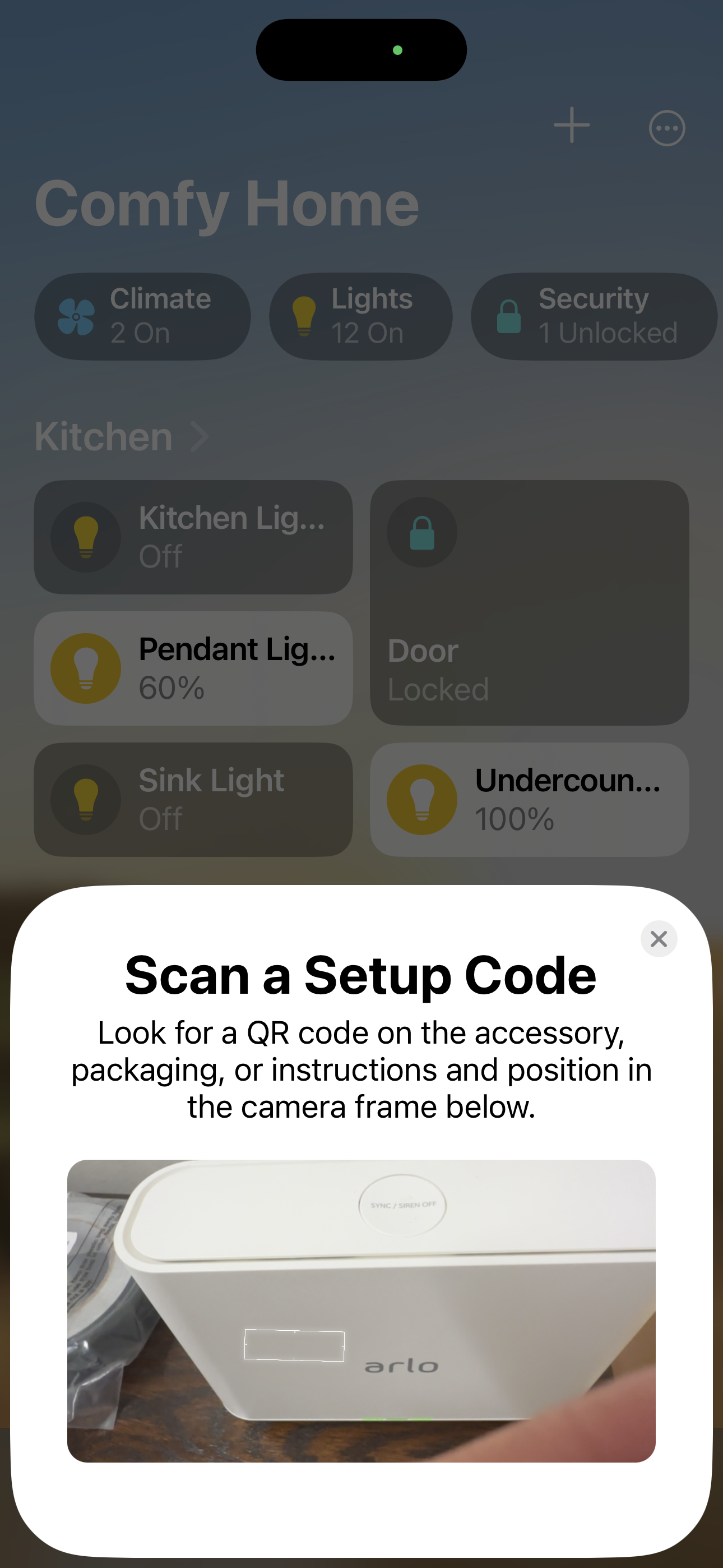 Arlo homekit hot sale setup