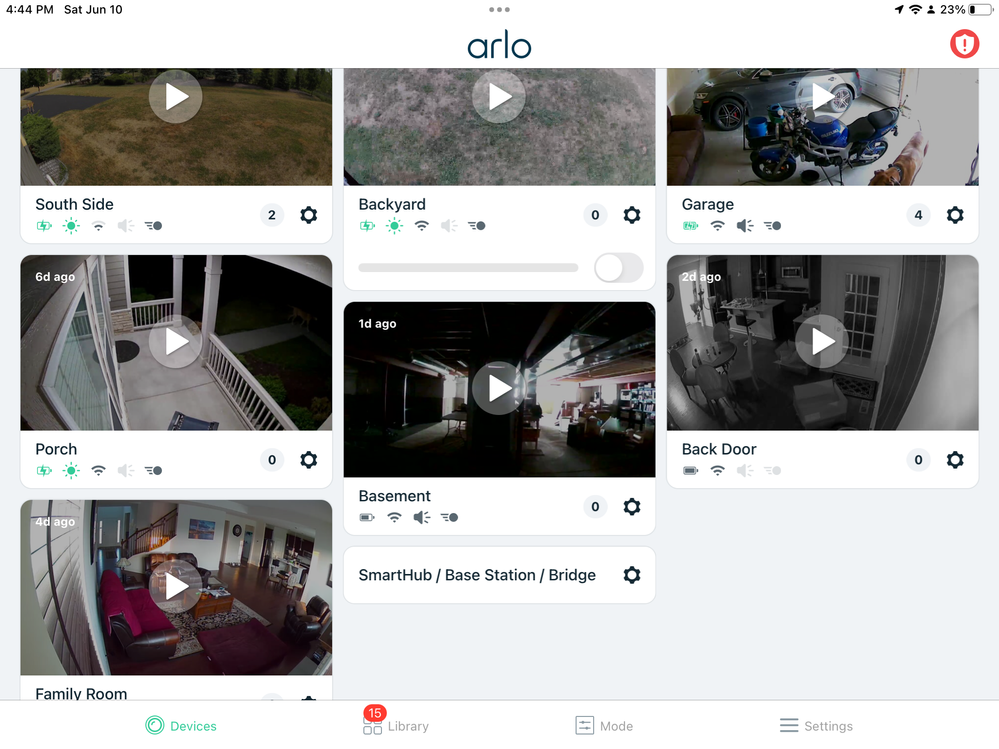 Arlo discount ultra app