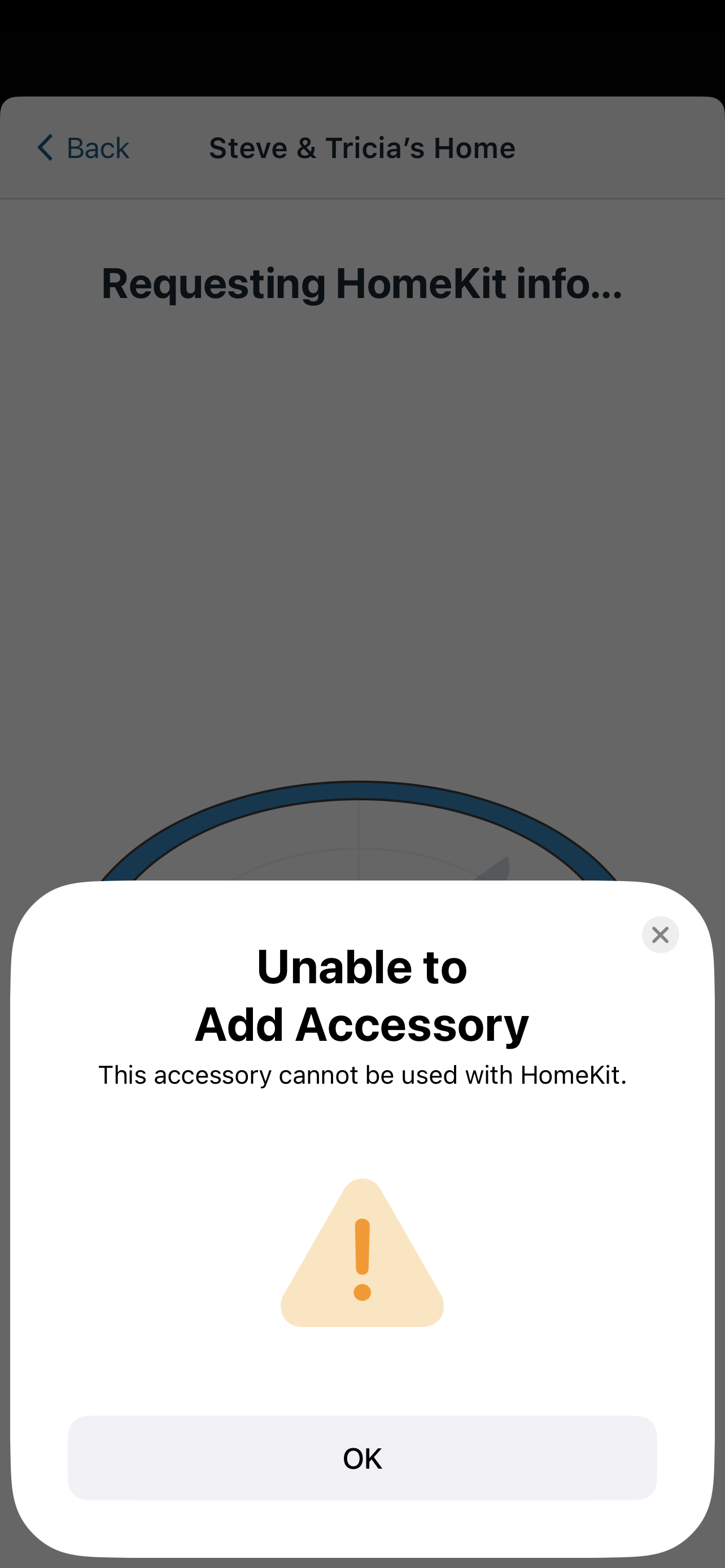 Arlo homekit discount not working