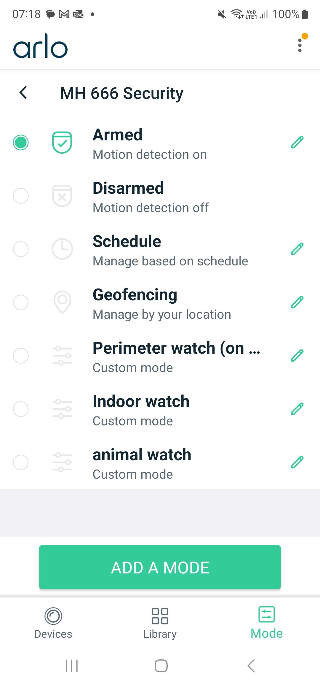 Why cant I add a mode to the Arlo Pro 5S? Arlo Community