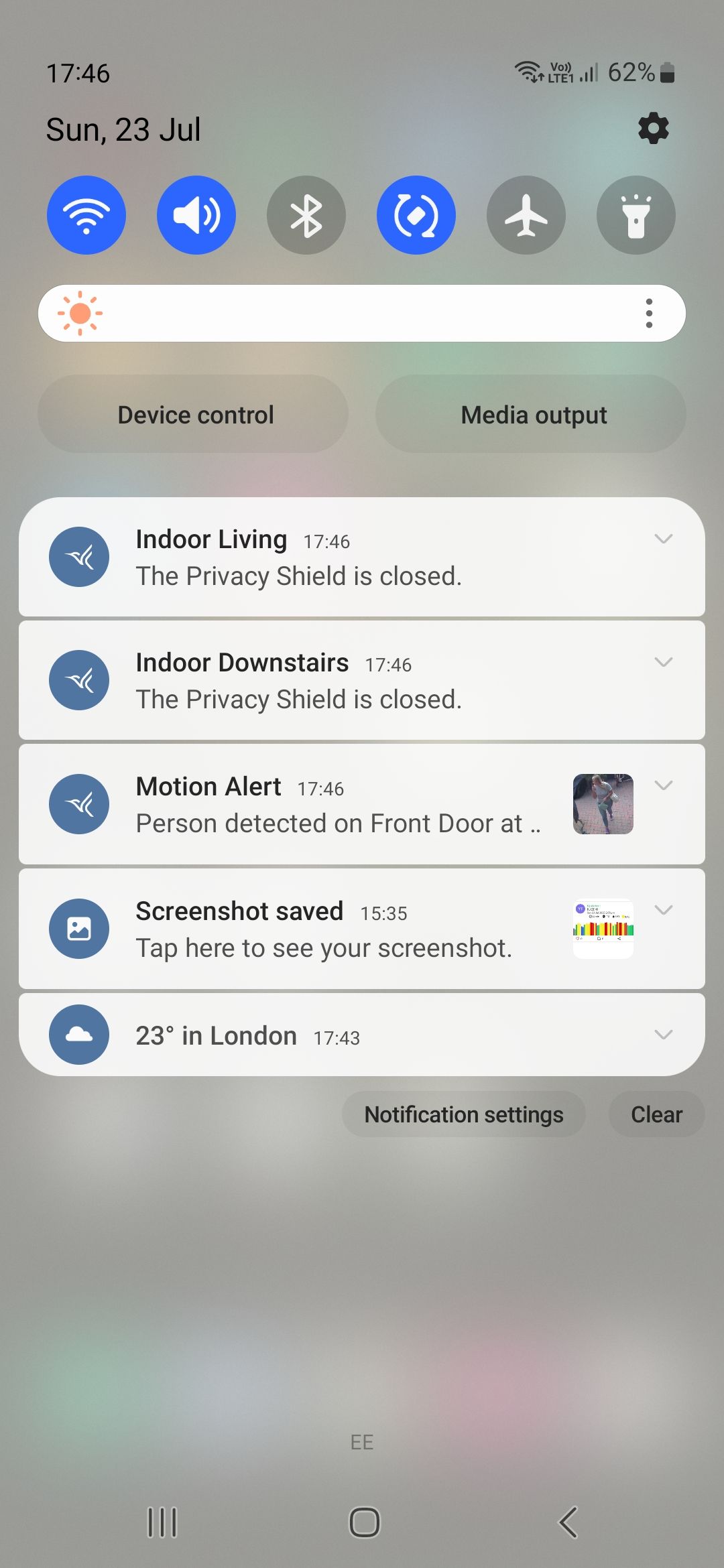 How to remove "Privacy shield is closed" notificat... Arlo Community