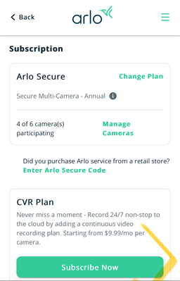 Solved Trial Subscription No way to cancel it Arlo Community