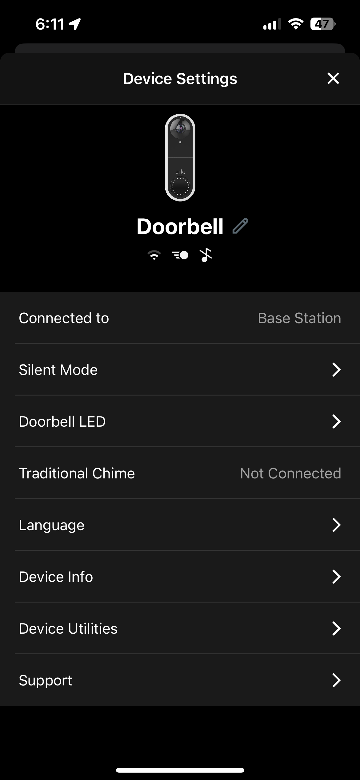 Arlo doorbell best sale not connecting