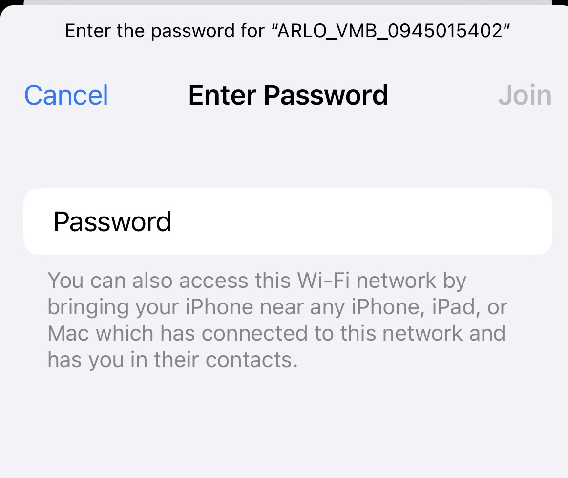 Solved WiFi Password Arlo Community