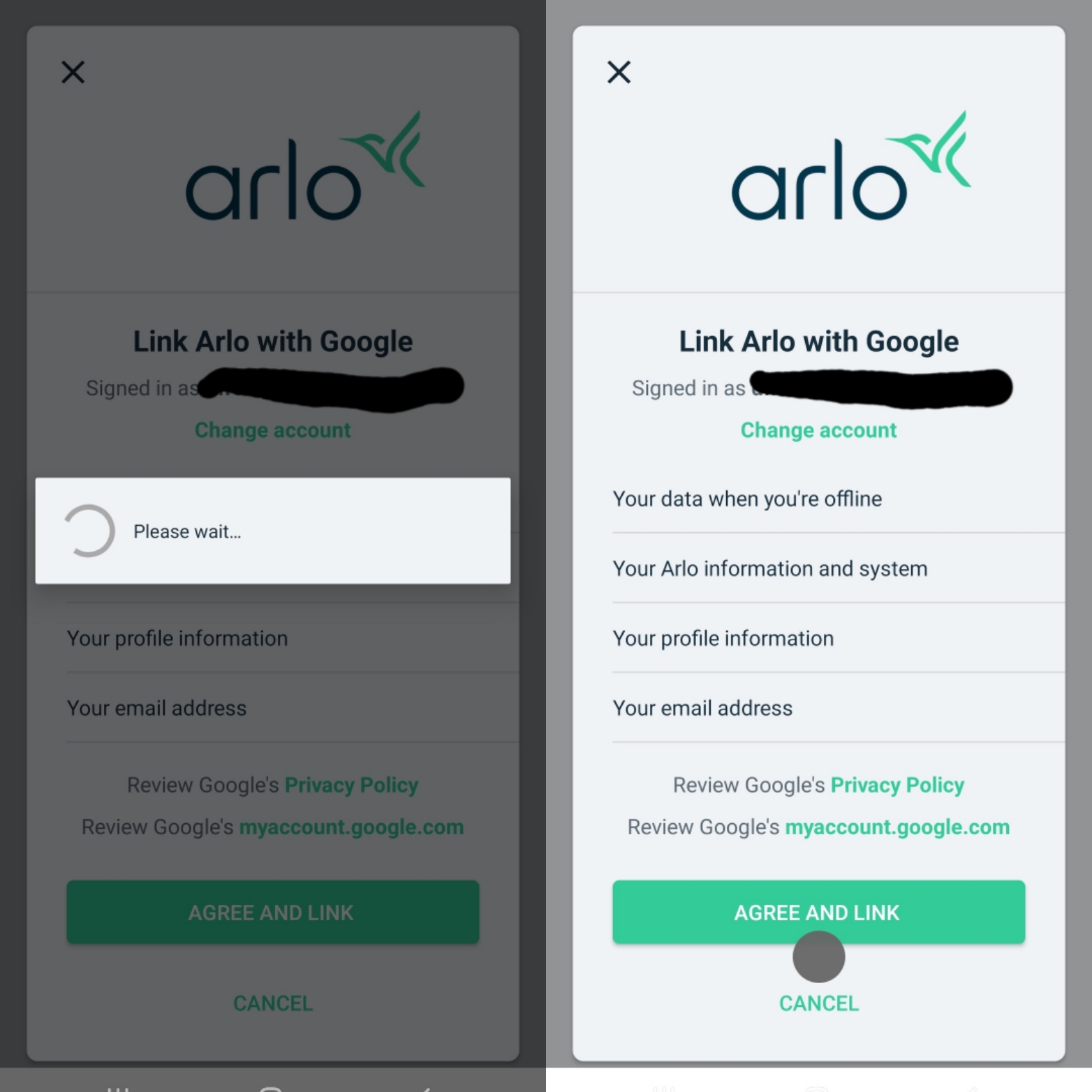 Create new arlo store account