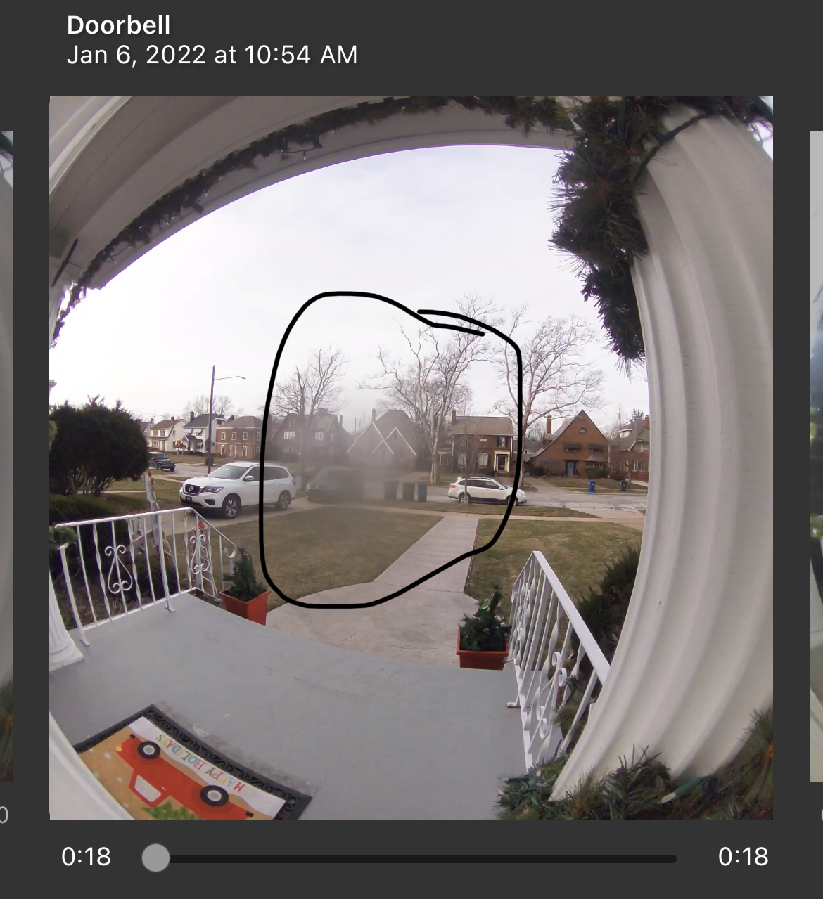 Ring sales doorbell blurry