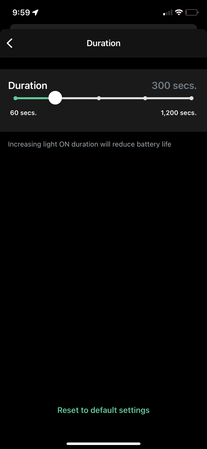 Floodlight not staying on for set duration in sett... Arlo Community