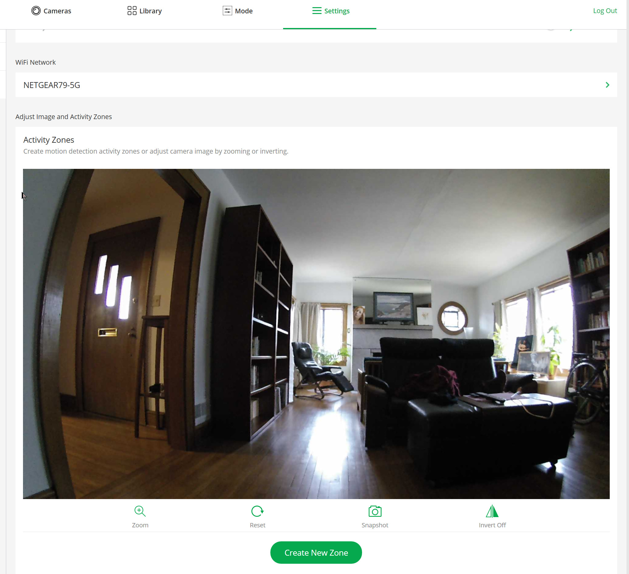 Arlo camera hot sale activity zones